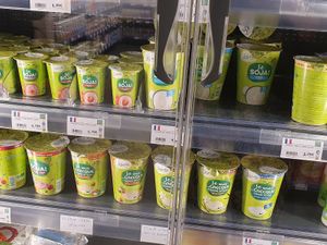 vegan yoghurts at Färm in Leuven