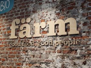 sign of shop at Färm in Leuven