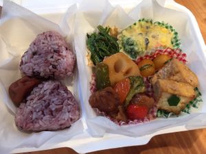 Lunchbox (gluten free, plant based) is available from 11:30 to 17:00. at Naramachi Vegan Nabi in Nara