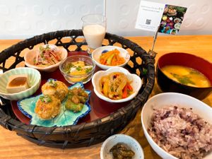 This is the lunch with dessert. 2 days notice is required. at Naramachi Vegan Nabi in Nara