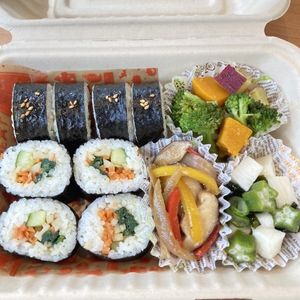 special lunch box (advance reservation required) at Naramachi Vegan Nabi in Nara