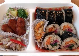 special lunch box (advance reservation required) at Naramachi Vegan Nabi in Nara