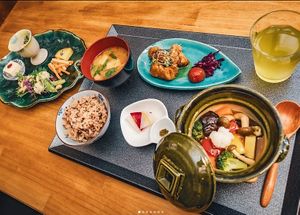 Chef's selection course.  Japanese vegan, gluten-free and nut-free. at Naramachi Vegan Nabi in Nara