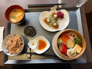 Second coursee  at Naramachi Vegan Nabi in Nara