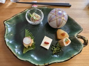 First course  at Naramachi Vegan Nabi in Nara