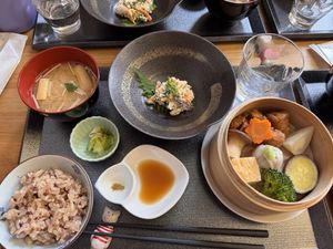 Second course  at Naramachi Vegan Nabi in Nara