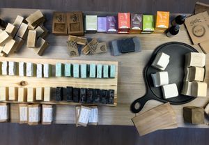 Sillage vegan soaps at Sillage in Athens