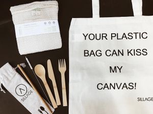 Zero waste products at Sillage in Athens