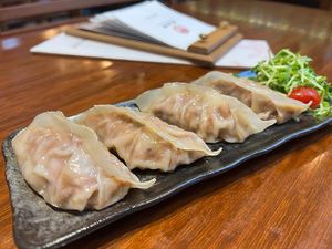 OmniPork Potsticker must try 👍👍  at LockCha 樂茶軒 - Central in Hong Kong Island