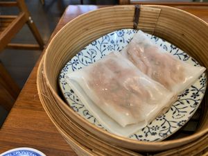 Steamed rice rolls  at LockCha 樂茶軒 - Central in Hong Kong Island
