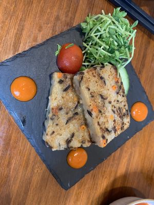 Turnip cake  at LockCha 樂茶軒 - Central in Hong Kong Island