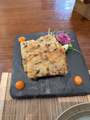 Turnip cake  at LockCha 樂茶軒 - Central in Hong Kong Island