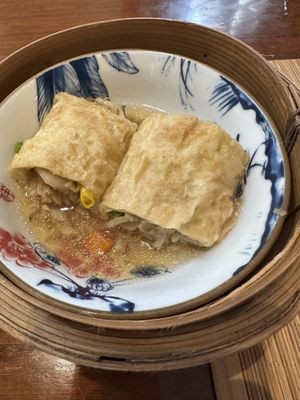 Bean curd roll  at LockCha 樂茶軒 - Central in Hong Kong Island