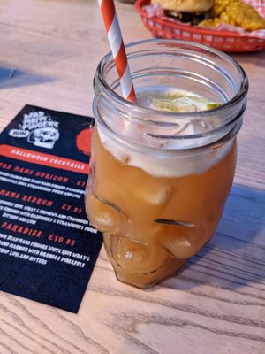 'Dead Man's Redrum' halloween cocktail at Cutlery Works in Sheffield