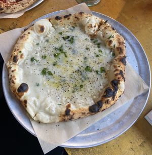 Cheesy garlic bread   at Cutlery Works in Sheffield