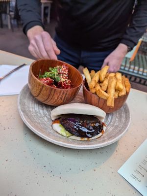 Vegan dishes at Cutlery Works at Cutlery Works in Sheffield