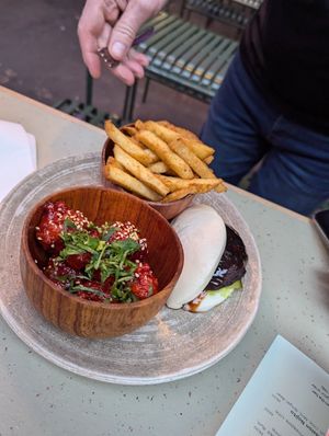 Vegan dishes at Cutlery Works at Cutlery Works in Sheffield