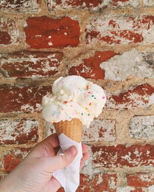 . at Chaps Ice Cream in Charlottesville