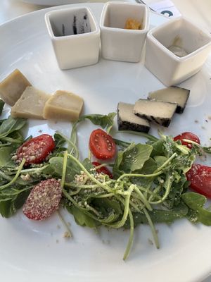 Vegan cheese plate ❤️  at Il Lido  in Oristano