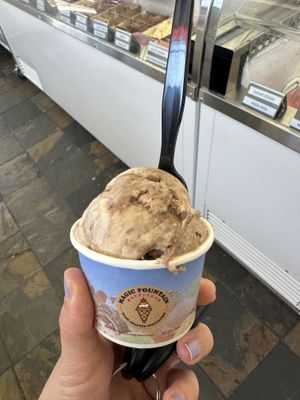 Chunky monkey  at Magic Fountain in Mattituck