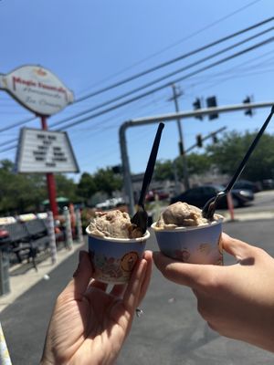 Chunky monkey  at Magic Fountain in Mattituck