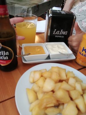 Patatucas at Córner Burger in Lierganes