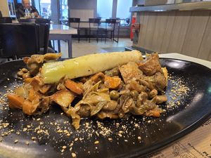 Vegetabledish at Cal Blasi in Berga