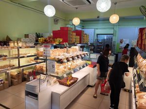 View from entrance at Yes Natural Bakery in East Singapore