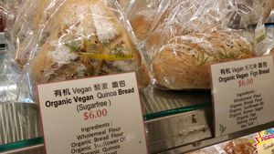 Quinoa and figs breads at Yes Natural Bakery in East Singapore