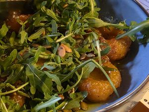 Kluski z dyni at Puchaczowka in Sienna