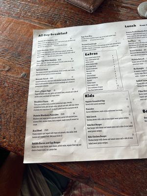 All day breakfast   at The Shack in Monterey