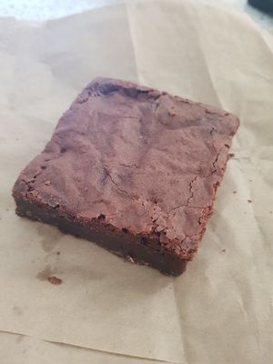 Vegan brownie at The Shack in Monterey