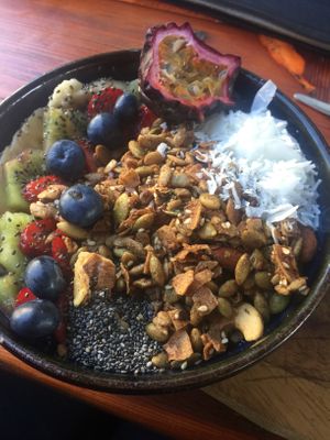 Açai bowl  at The Shack in Monterey