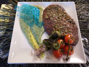 Vegan steak.... wow at Go Vegan by Adrian Muser in Altea