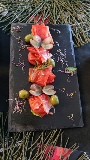 Falso jamón at Go Vegan by Adrian Muser in Altea