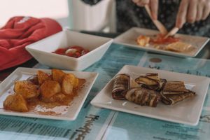 Filetes de pimiento asado. at Manumaga in Mojacar