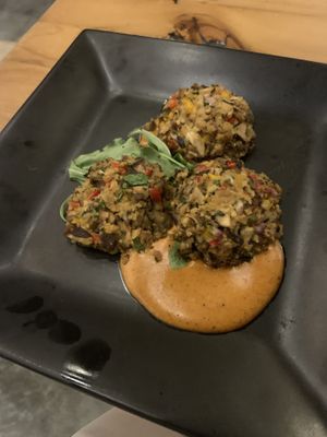 Two river fritter  at The Whitechapel Projects in Long Branch