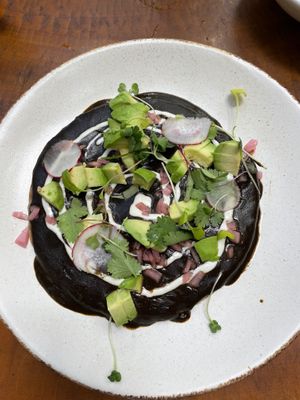 Mexican vegan breakfast at Tierra in Tulum