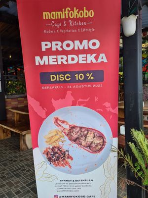 Promotion at Mamifokobo Cafe & Kitchen in Puncak