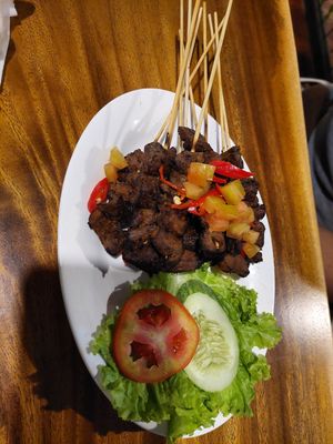Sate maranggi at Mamifokobo Cafe & Kitchen in Puncak