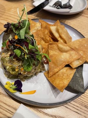 Tartare - very good at Casa Kaizen in Montreal