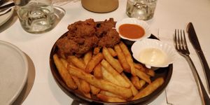 Fried chicken at Casa Kaizen in Montreal