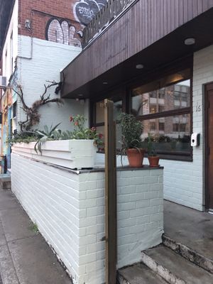 Outside at Casa Kaizen in Montreal