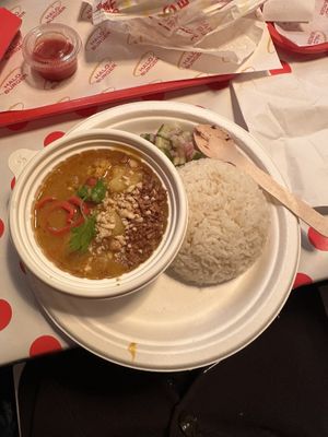 Yellow curry   at VIETBOX in South West London