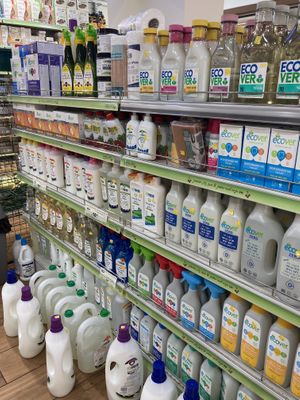 Cleaning supplies  at Nitzat HaDuvdevan in Ramat Gan