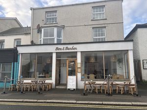   at Box & Barber Coffeehouse in Newquay