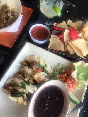 Veggie tacos at Taco Mamacita in Chattanooga