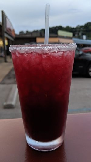 Berry margarita! at Taco Mamacita in Chattanooga