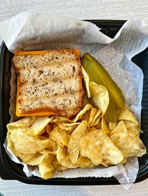 Vegan Grilled Cheese  at Glo Juice Bar + Cafe in Dayton