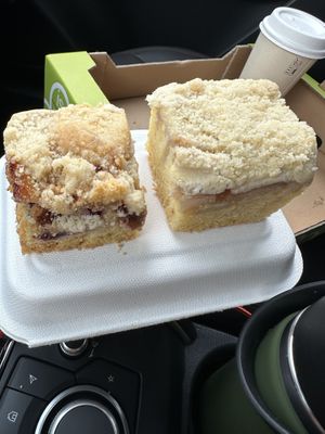 Two desserts  at Naked Flowers in Mondsee